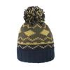 2025 Autumn and Winter New Geometric Rhombus Jacquard Wool Knitted Hat Fleece Thickened Thermal Hat Winter Hat Men and Women