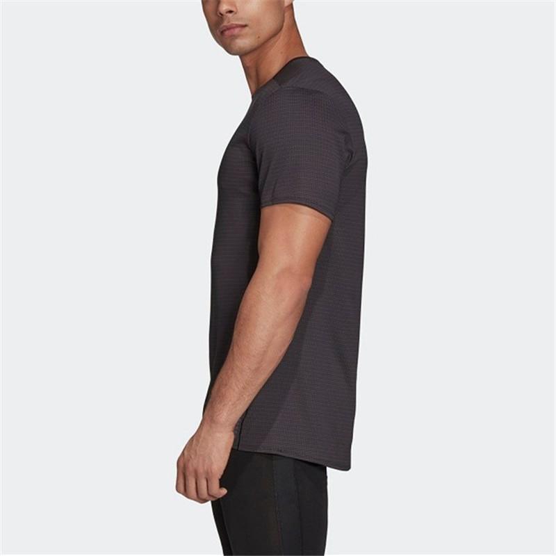 Adidas Premium Reflective Running Short Sleeve T-Shirt Men Tops Black GL2008