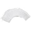 100pcs Small Mesh Bags Drawstring Sheer Organza Bags for Candy Weeding Jewelry White