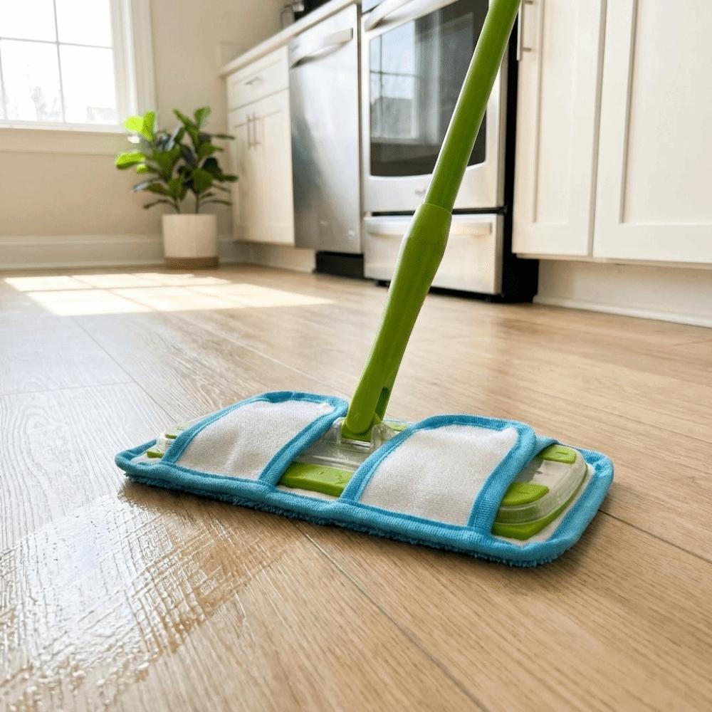 4Pcs Replaceable Microfiber Mop Pads Reusable Flat Mop Pads Universal Mop Cloths  Home Use