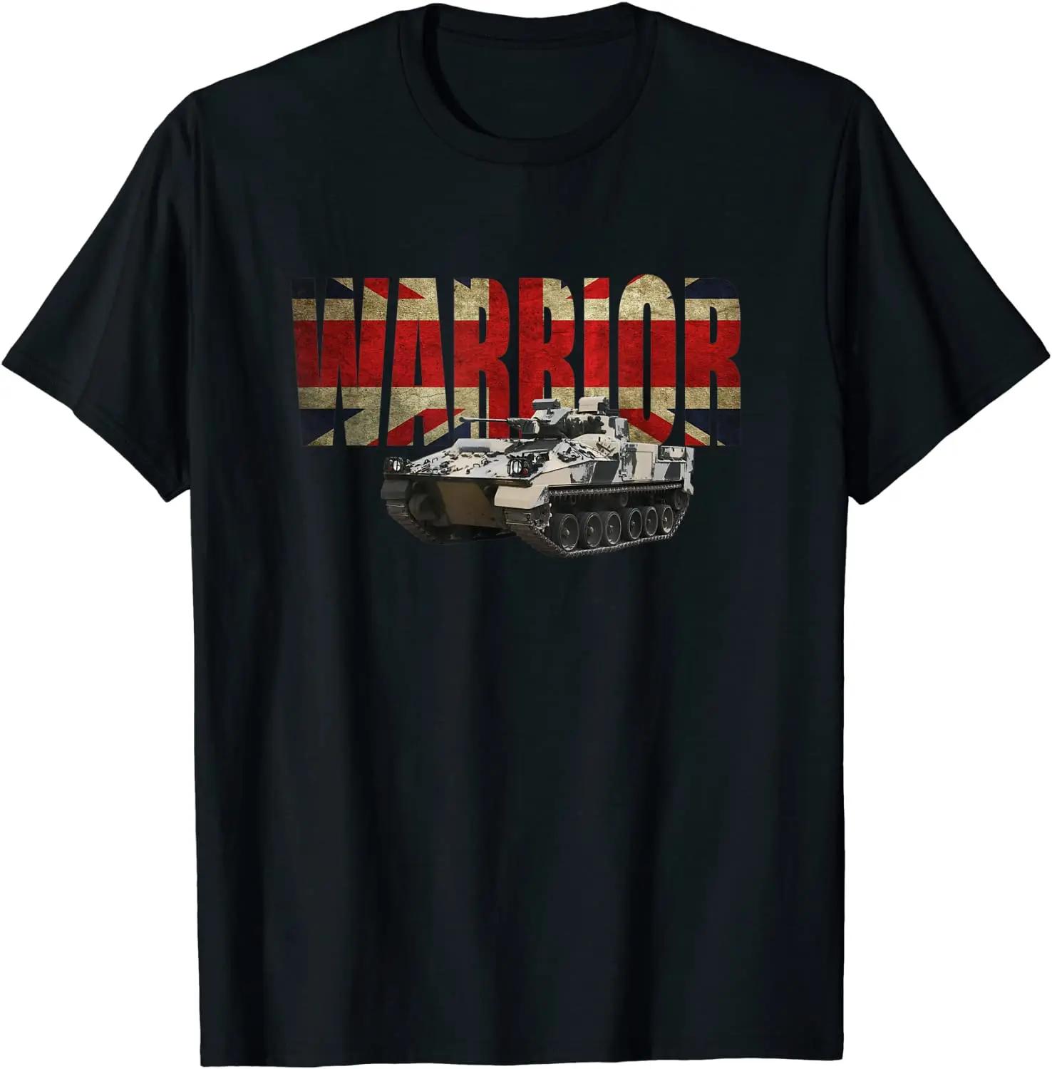 

Британская Армия Танк Warrior Флаг Union Jack Футболка 100% Хлопок Круглый Вырез Летняя Короткий Рукав Повседневная Мужская Футболка Размер S-3XL - Мужская Су... S разноцветный