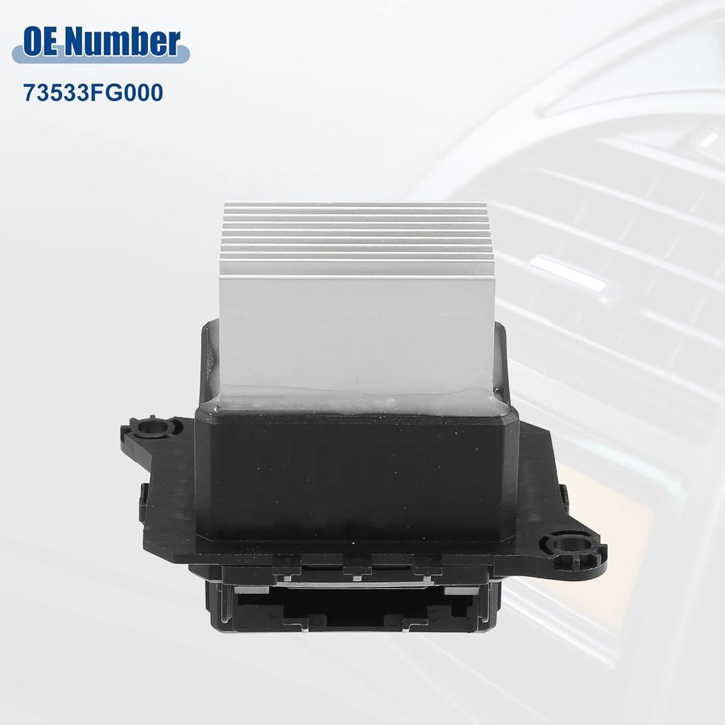 ACROPIX Blower Motor Resistor Replacement Fit for Subaru Forester - Pack of 1 Black Silver Tone