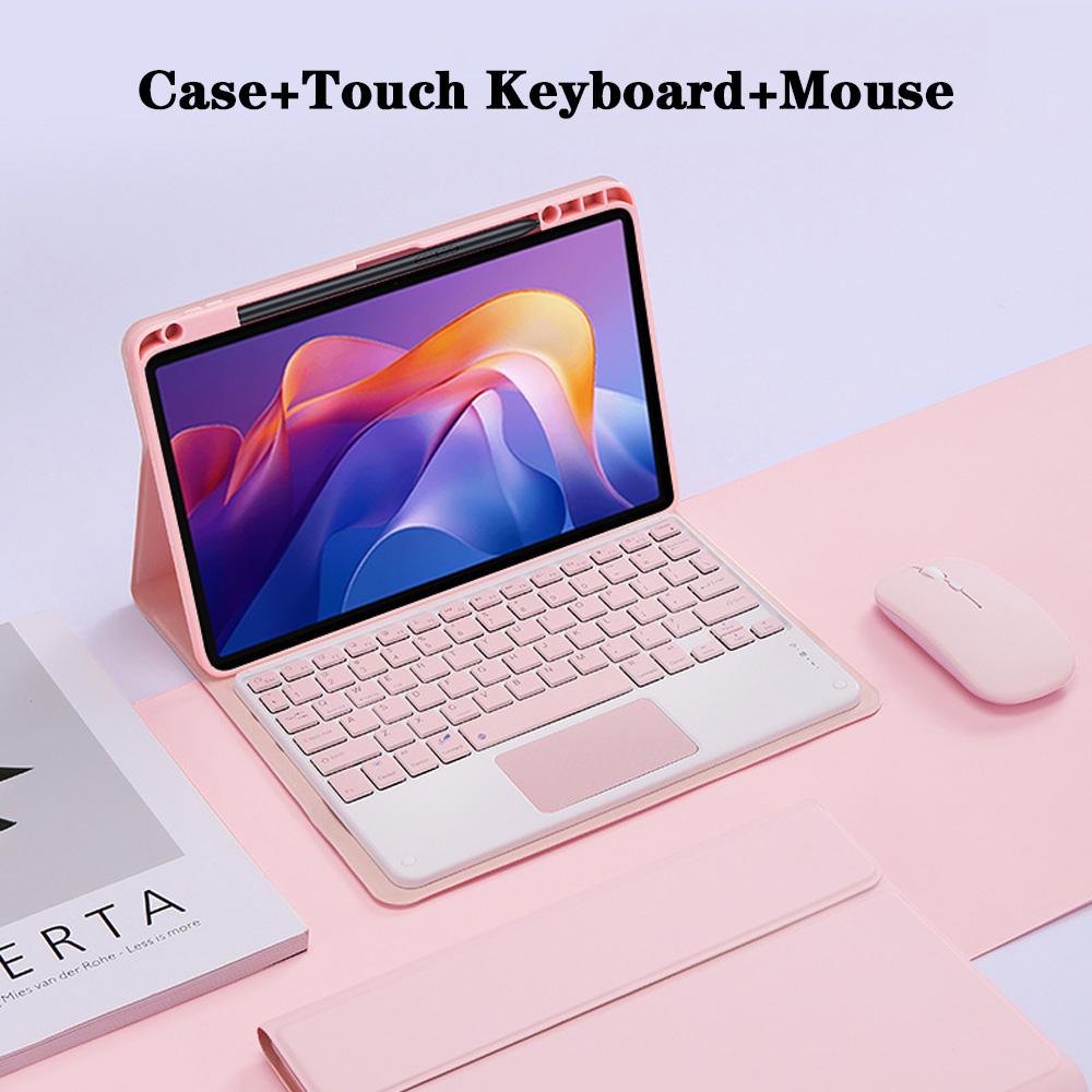 Tastaturhülle für Redmi Pad 2 11 Zoll Hülle, Tastaturabdeckung für Redmi Pad 2 11-Zoll-Tablet-Hülle mit Stifthalter