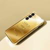 Electroplated Gold Phone Case For Samsung Galaxy S26 S25 Edge S24 S23 FE S22 Ultra S20 S21 5G Cover Popular Creative Textures