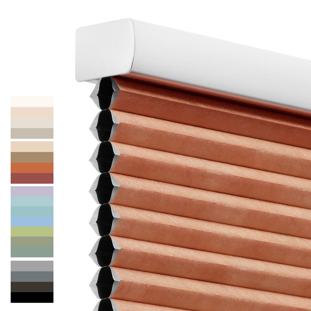 Persilux Blackout Cellular Blinds Honeycomb Shades Double Cells Cordless Windows Shades Saving Energy Thermal Insulation Custom
