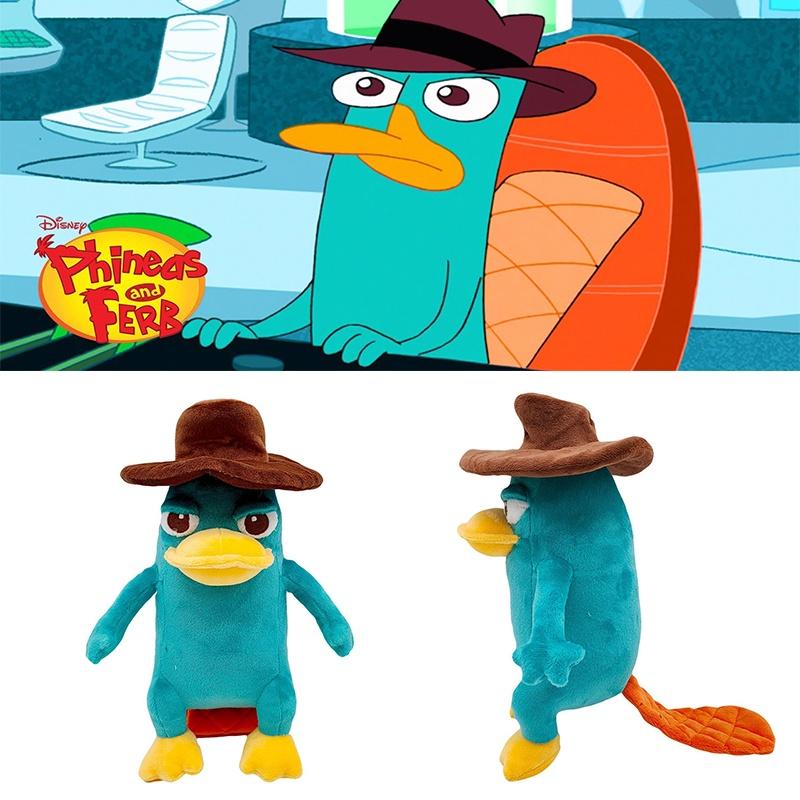 9.8in Perry The Platypus Plush Doll Soft Stuffed Animal Toy Kids Xmas Gift