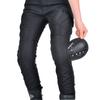 VOLERO + pantalon de moto anti-chute + pantalon de moto anti-chute taille haute en peluche imperméable et épais coupe-vent pour femme