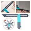 Adjustable Angle Ruler Irregular Multi-Function Scale T-Shaped Bevel Gauge Tool For Woodworking DIY Measurement