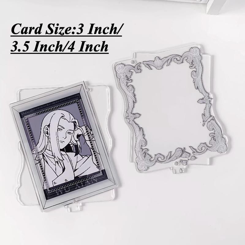 Double-sided Irregular Acrylic Photo Frames for Girls Room Decor Original Design 3 Inch Kpop Idol Card Sleeves Wholesales 2025
