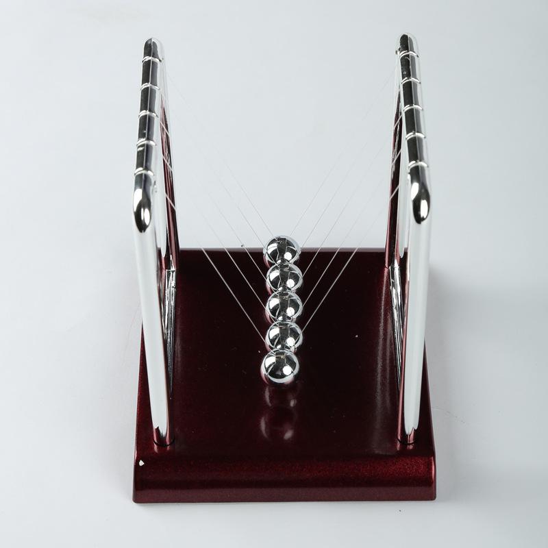 Newtons Wiege Chaotisches Pendel: Kreatives Metall- und Kunststoff-Schreibtischornament zur Entspannung