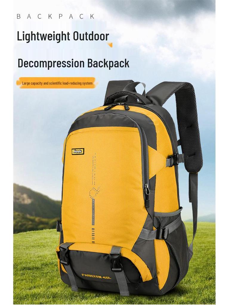 Lightweight Water-Resistant Oxford Backpack for Camping, Hiking, and Travel