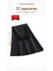 2025 Winter Women's High Waist Knit Pleated Wool Midi Skirt