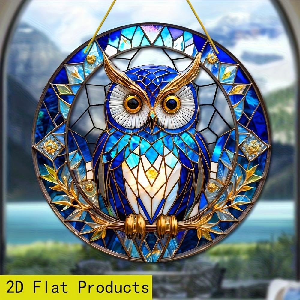 2D Flat Acrylic Owl Decoration, No Battery/power Required, Unique Indoor/outdoor Decoration, Multi-purpose Traditional Style, Wall Mounted