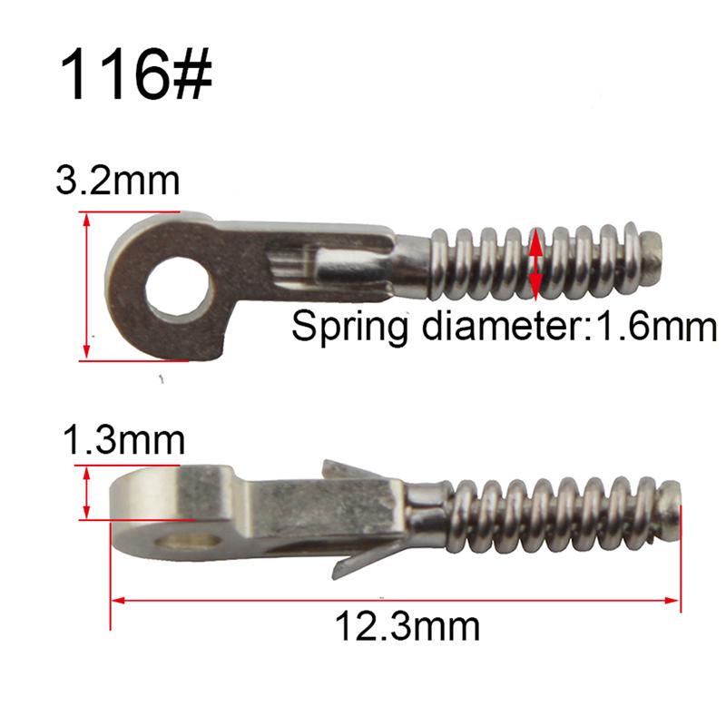 

100PCS spring inserts for repairing broken eyeglass flex temples broken spring replacement part #116