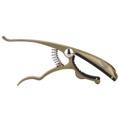 K72 Guitar Capo Zinc Ally Bronze Coloured Frog Shaped Capo for Guitar Ukulele Mandolin