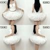 Jupon sans cerceau Crinoline Robe de bal blanche Jupes jupon Jupon de mode Robe de mariée