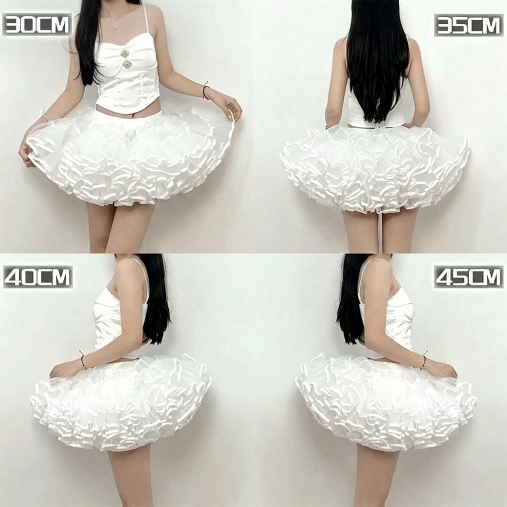 Jupon sans cerceau Crinoline Robe de bal blanche Jupes jupon Jupon de mode Robe de mariée