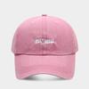 Stickerei Buchstabe Mama Papa Gewaschene Baumwolle Baseballkappe Hip Hop Damen Verstellbare Schirmmütze Outdoor Herren Sonnenschutz Snapback Kappen