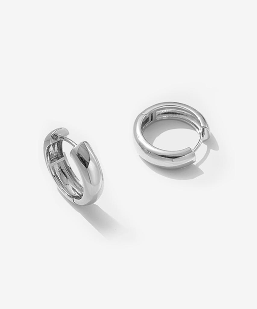 Attica Raw Arco Silver Earrings / Ebs005