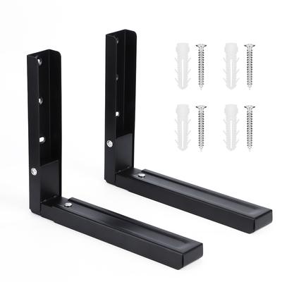 Household Metal Telescopic Adjustable Microwave Oven Holder Wall?Mounted Bracket Accessory Kits