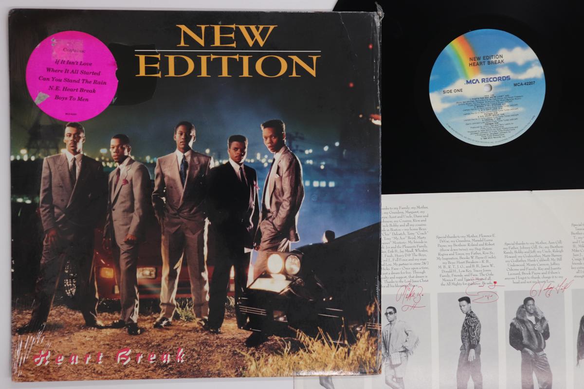 

LP Record NEW EDITION - Heart Break MCA42207 MCA 1988 US Soul/Funk Used