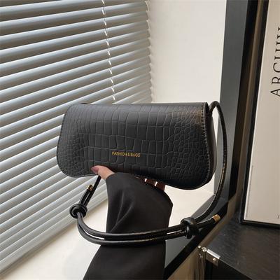 Niche Texture Underarm Bag 2025 Summer Solid Color Personalized Small Square Bag Foreign Style Commuting Shoulder Messenger Bag Handbag