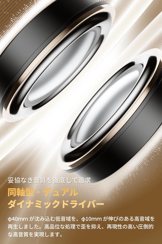 SOUNDPEATS Space Pro Wireless Compatible Active Noise Cancelling up to 40mm 10mm Dual Up to 151 Hours of and AUX Wired Summer Gold Award Headphones,