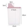 Food Grade Rice Storage Container BPA Free Sealed Canister with Measuring Cup for Grains Nuts Flour Kitchen Storage