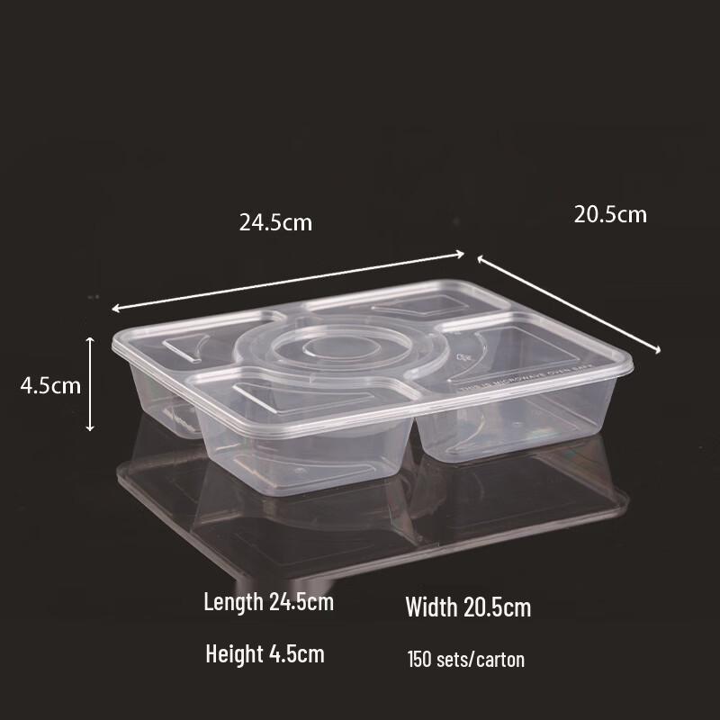 Disposable Divided Takeout Food Containers