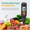 Digital Food PH Meter 0.00~14.00 PH Temp Acidity Tester Dough Soil PH Detector for Meat Cheese Bread Fruit Water Analyzer Meter