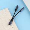 2 In 1 Usb C To 3.5Mm Headphone And Charger Adapter Pd 60W Quick Charging Cable Aux Jack Adapter For Mobile Phone Pad