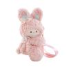 Lamb Cute Rubitu Pink Rabbit Plush Crossbody Bag Children's Doll Backpack Bag Girls School Bag