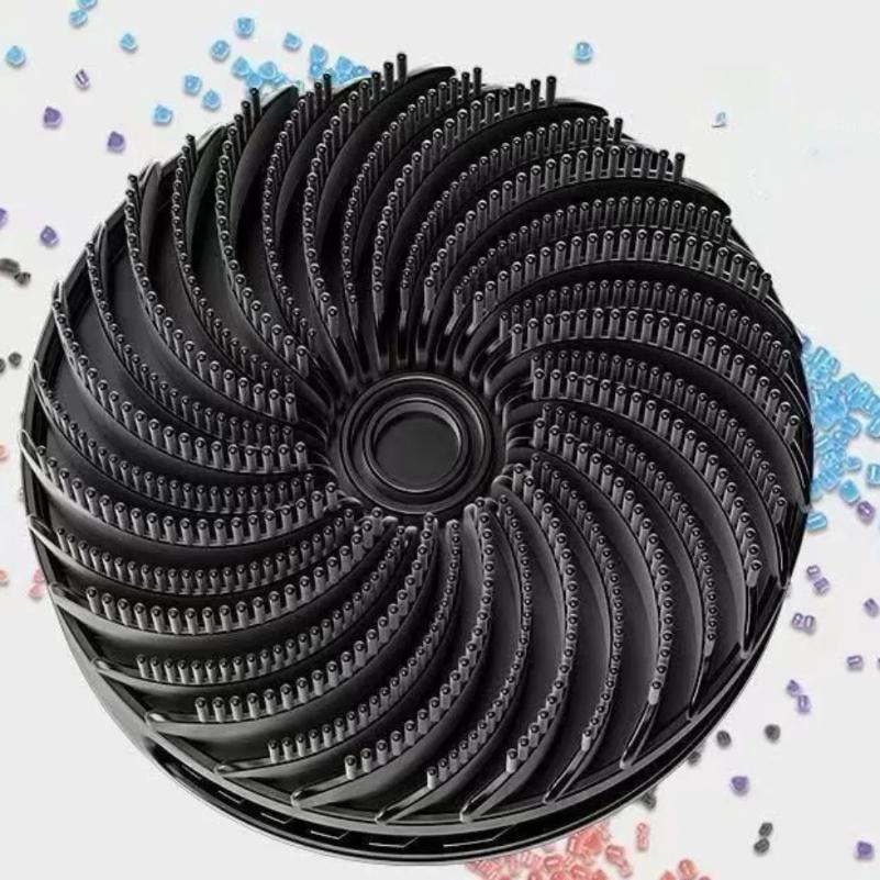 Weicher Silikon-Körperwaschschwamm Kopfhaut-Peeling Nicht-irritierender Körperwasch-Massagegerät Bade-Duschbürste Körperpeeling Hautpflege Bade-Werkzeug