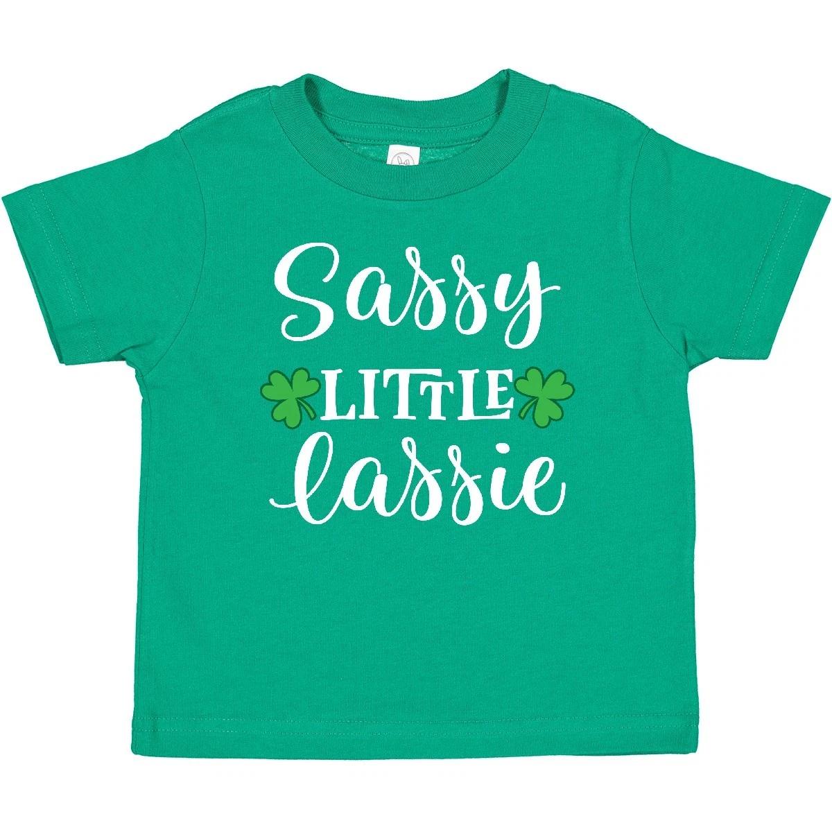 

Inktastic St Patricks Irish Lassie Baby T-Shirt Babys 1st Shamrock Clover Green 140