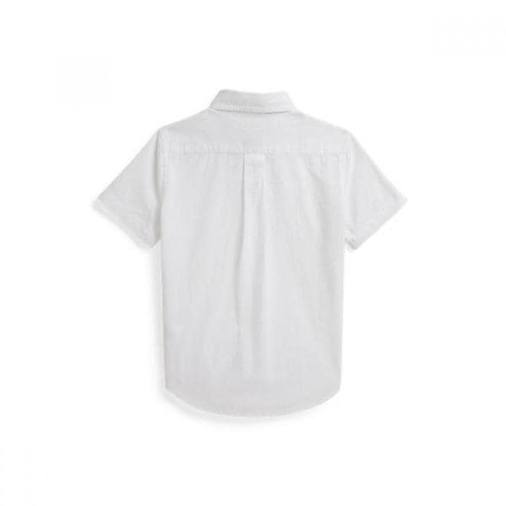 Polo Ralph Lauren Boys 2 7 Years Cotton Seersucker Short Sleeve Shirt Cwpowovb6820659100