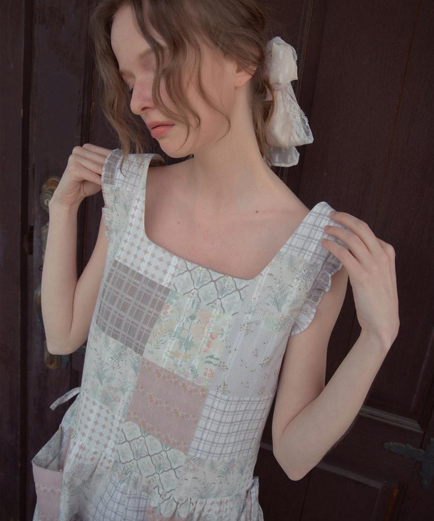 Aueonoseuteljia Patchwork Apron Dress_Pink(Ob6Op04)
