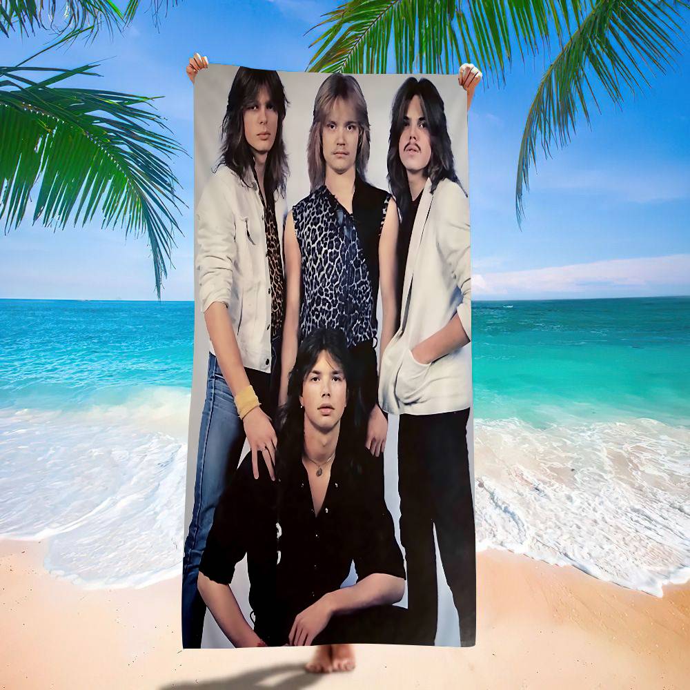 Charismatic Rock Band E-Europe Bath Towel Microfiber Soft Water Absorbing Breathable For Girl Kids Decorative Beach Towel