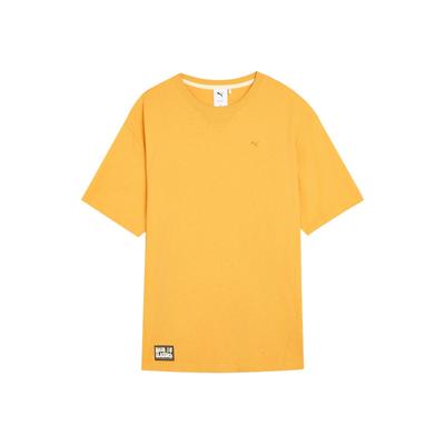 Classics Select Haus Dopamīns Apaļš Kakls Ikdienas Vienkāršs Īsu Piedurkņu T-krekls Unisex Augšdaļa Sinepju 631558-55