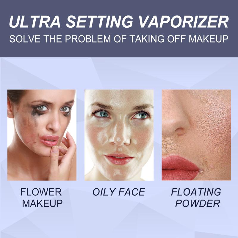 Waterproof Makeup Setting Spray For Sensitive Skin Oil Control Formula Fast Film With Light Texture