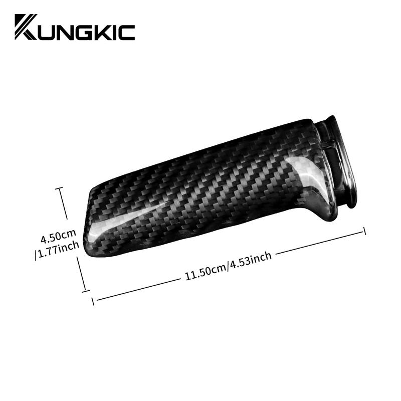 Dry Carbon Fiber For BMW E90 E91 E92 E93 E86 E87 E81 E60 E61 E88 E63 E64 E87 E82 E85 Car Handbrake Grips Cover Trim Accessories