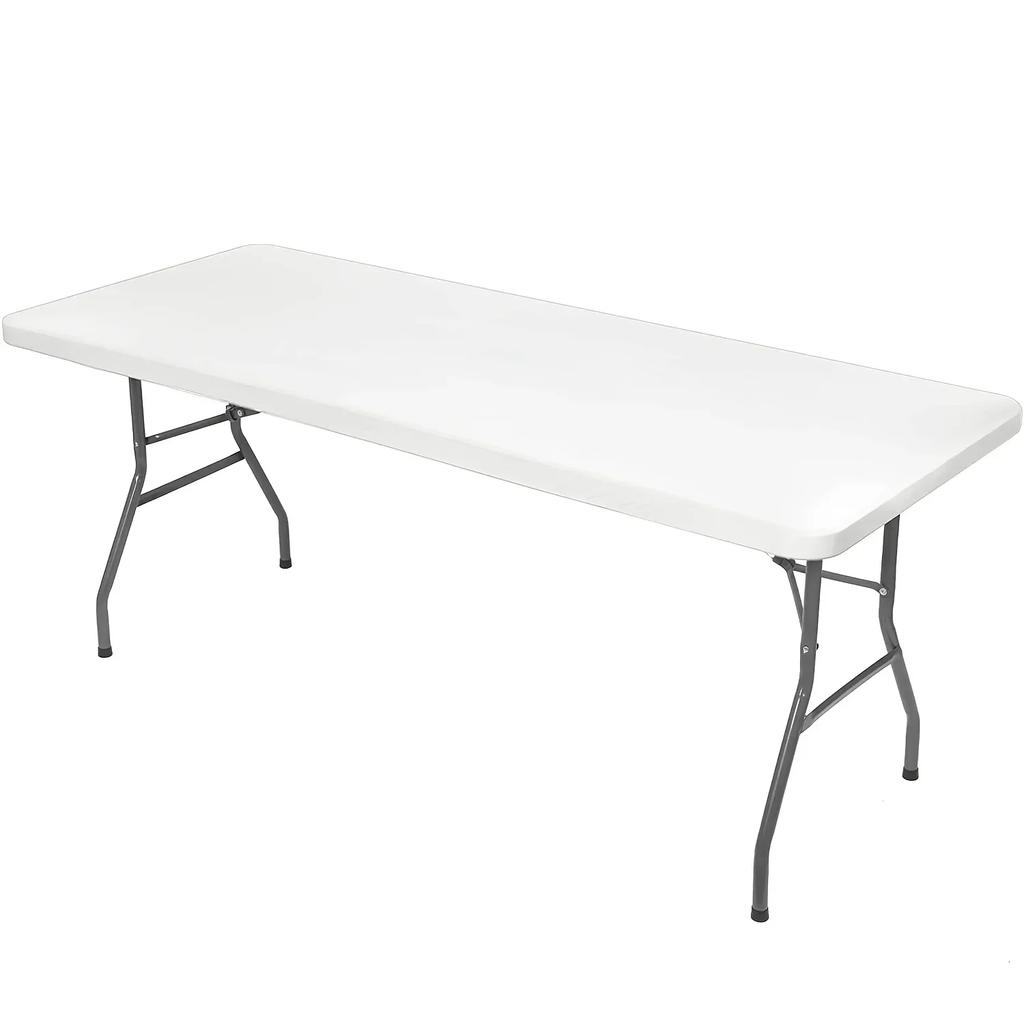 Polyester Rectangular Elastic Universal Tablecloth Protective Cover For Home Parties, Banquets, Picnics, Wedding Decorations