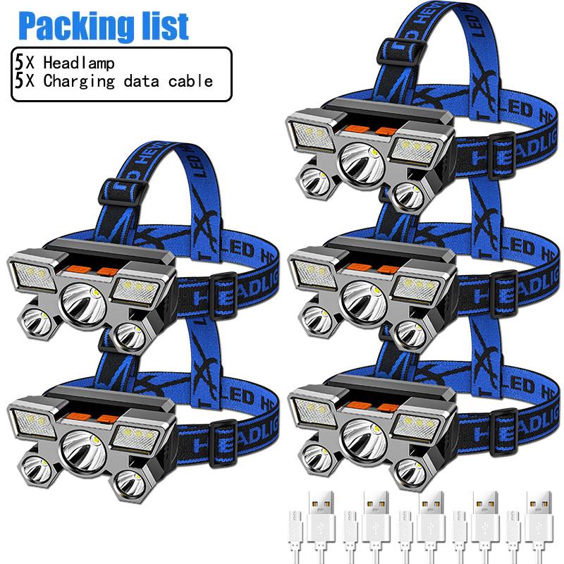 Výkonná dobíjecí svítilna pro rybaření Led čelovka Nitecore Campingové světlomety Lovecká baterka Turistika Přední lucerny