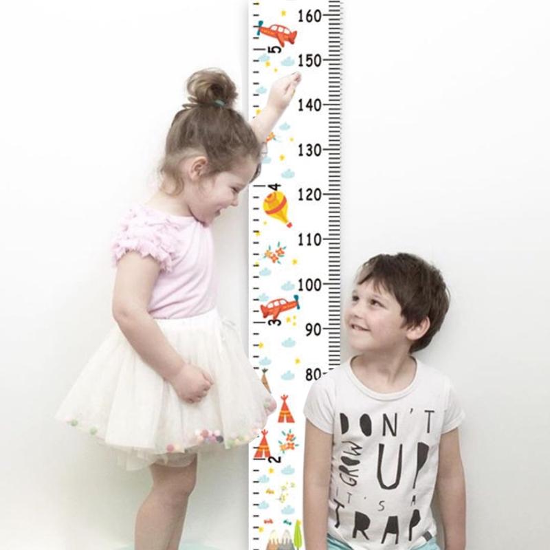Creative Cartoon Decoration Kids Height Growth Chart Ruler for Kids Wall Meter