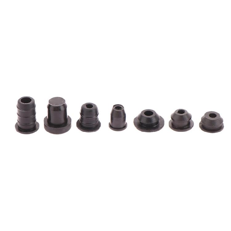 Bike Frame Grommet Insert for Cable Ports Black Push-Fit Rubber Trim for Entry Hole Care and Daily Upkeep Part