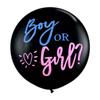 Confetti Baby Shower Ballons & Accessories Paper Balloon BOY OR GIRL GENDER REVEAL Latex Balloons