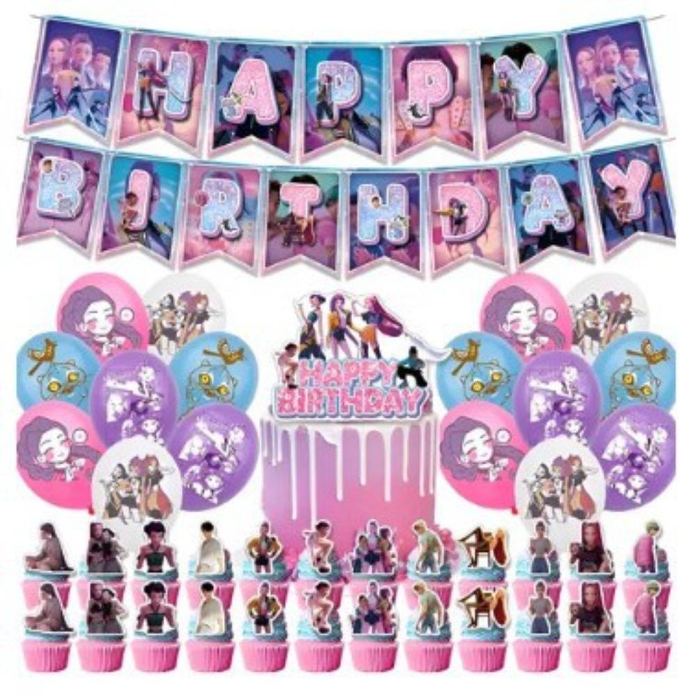 POP Witch Hunters Themed Birthday Party Supplies Set Paper Plate Tissue Tablecloth Decoration