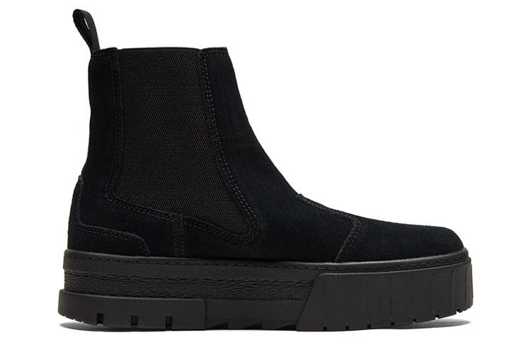 PUMA Mayze Chelsea Suede 'Triple Black' Women's 382829-01
