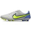 Nike Unisex Legend 9 Pro AG Soccer Shoes Grey/Yellow DB0448-075
