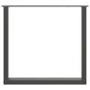 Vidaxl Nogi Do Stolika Kawowego, 3 Szt., Antracyt, 90X(72-73) Cm, Stal