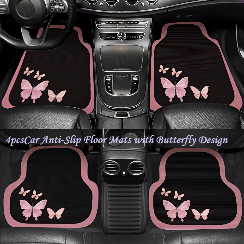 Pattern Car Mats - Full Coverage for 5 Seats - Durable And Easy to Clean - Geometric Design - Suitable for Most Sedans, Suvs, And Trucks